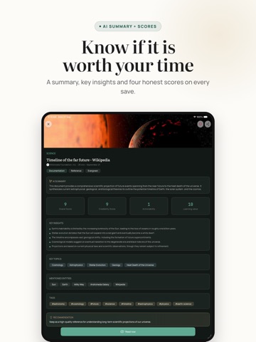 Kajr – Save & Rediscover iPad screenshot