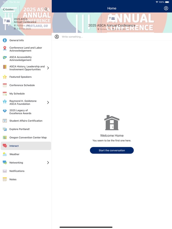 ASCA Annual Conference iPad screenshot 2 - Business app