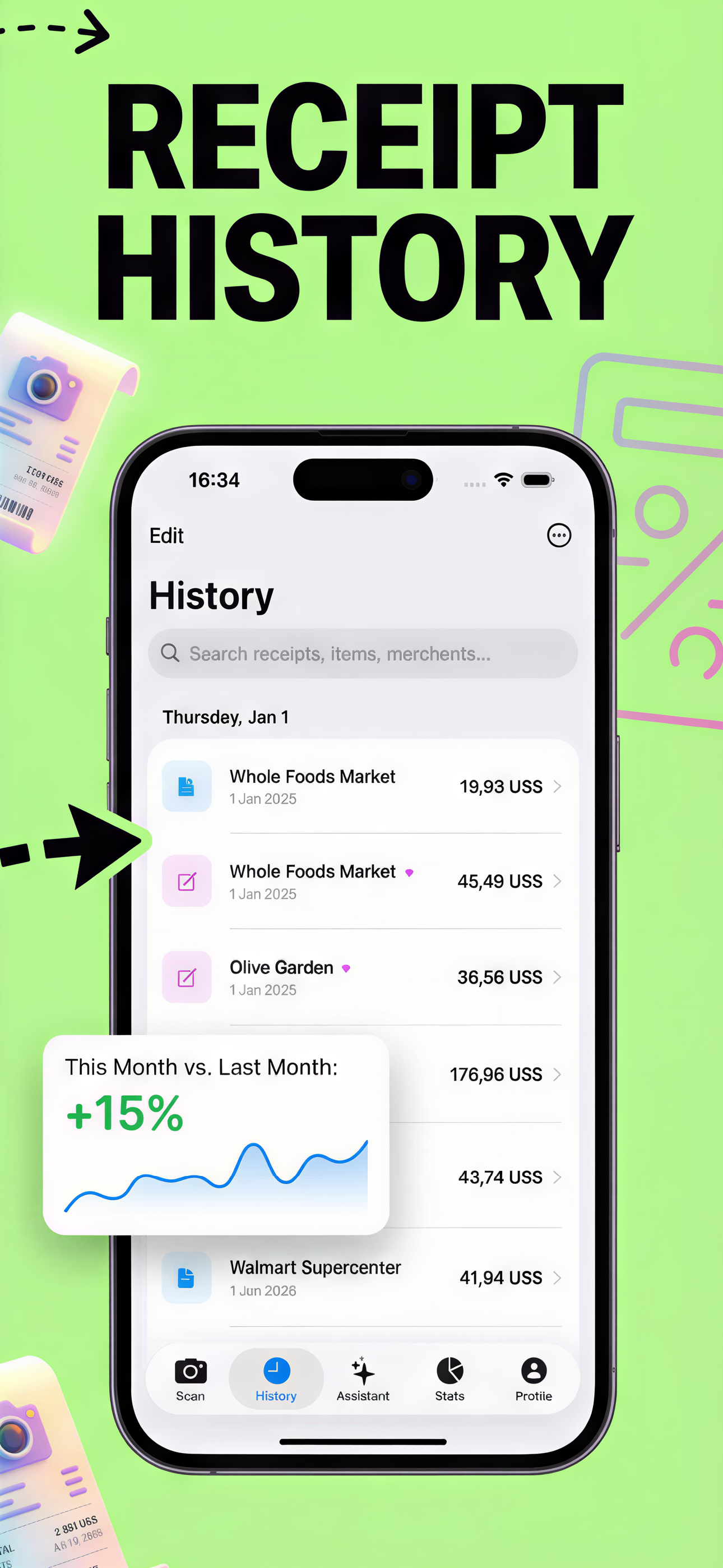 DeepBill: Receipt Scanner