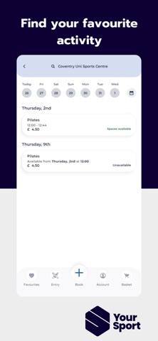 Your Sport screenshot