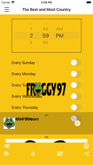 FROGGY 97FM Screenshot