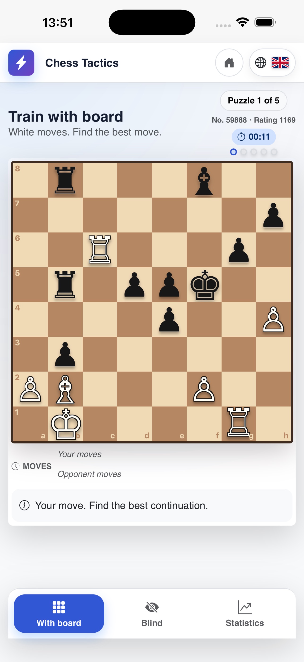 Screenshot 3 of Chess Tactics Trainer