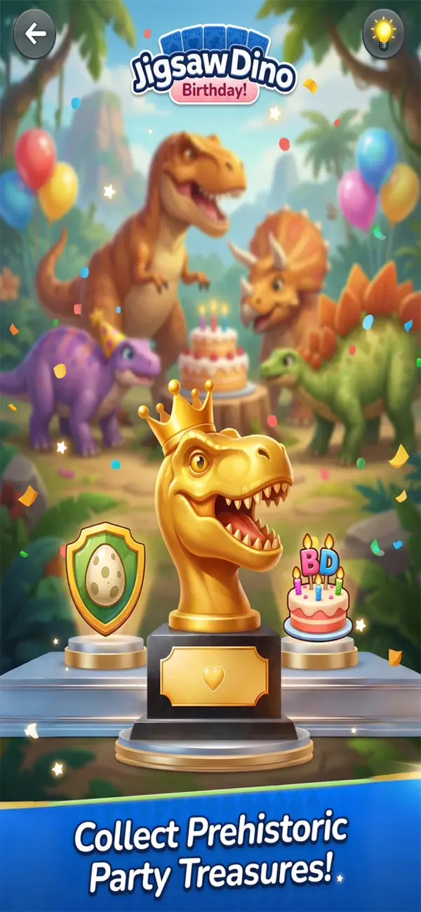 Screenshot #2 pour Dino Jigsaw Solitaire Game