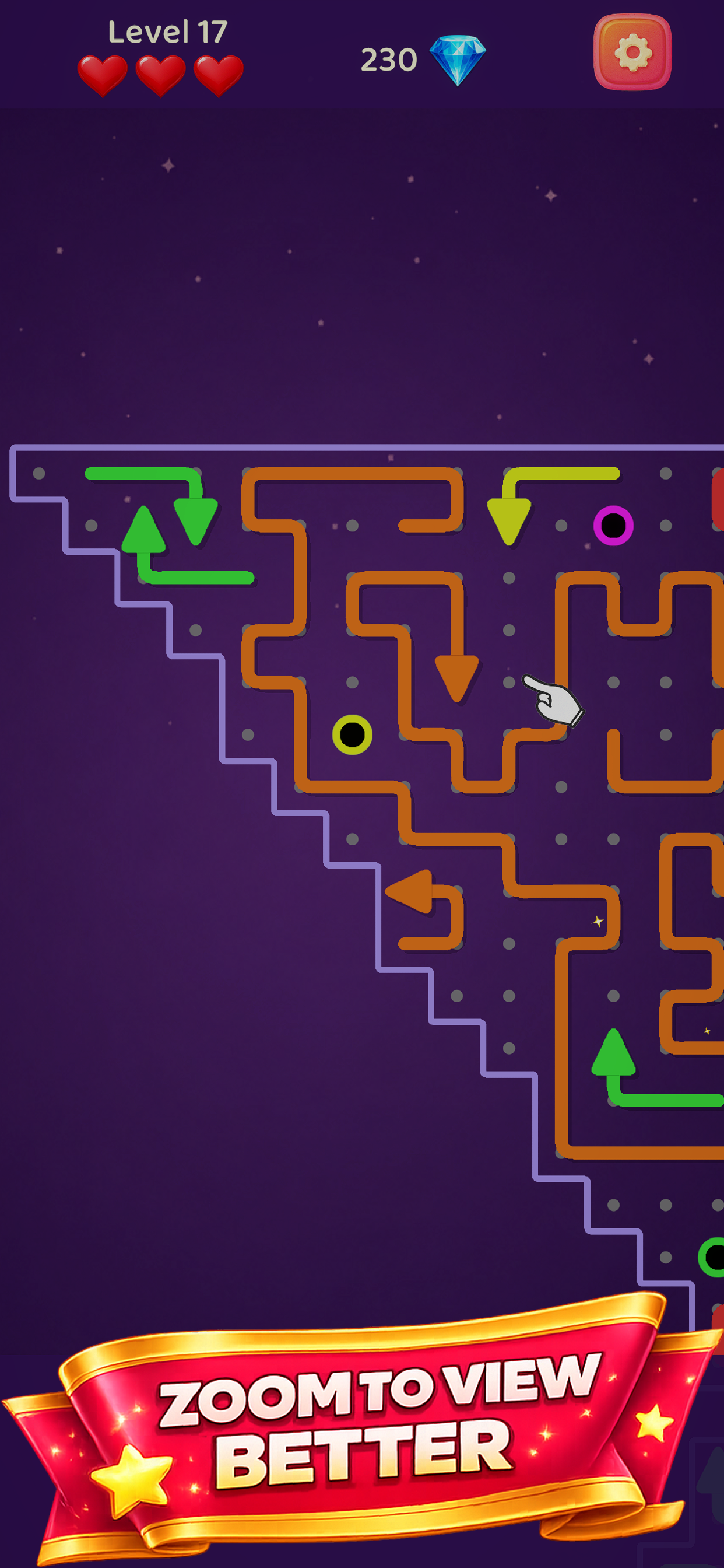 Arrow Burrow: Color Maze