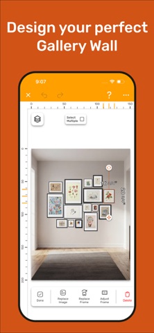 Room Planner - GalleryWall iPhone screenshot