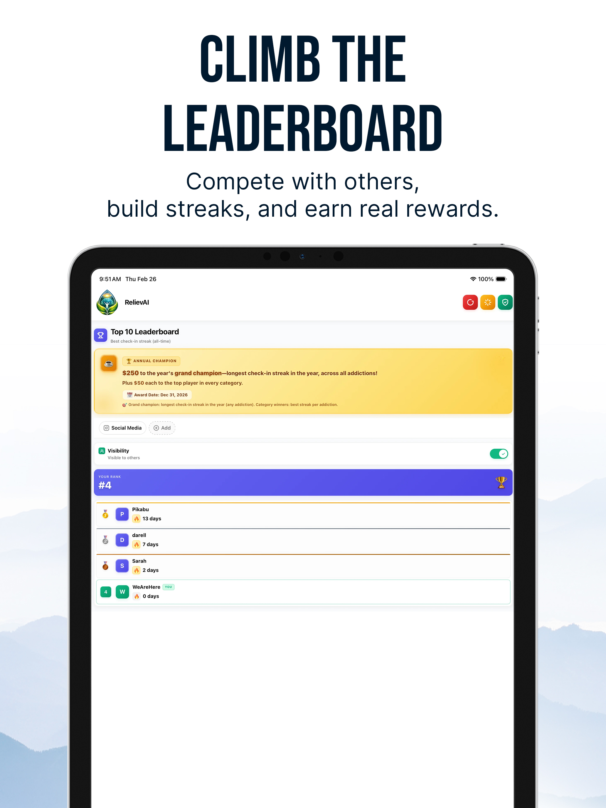 RelievAI: Sobriety Tracker screenshot 11