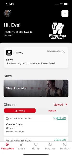 Fitness-Park Waldkirch screenshot 2