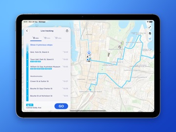 Sydney Transport: Bus & Rail iPad screenshot