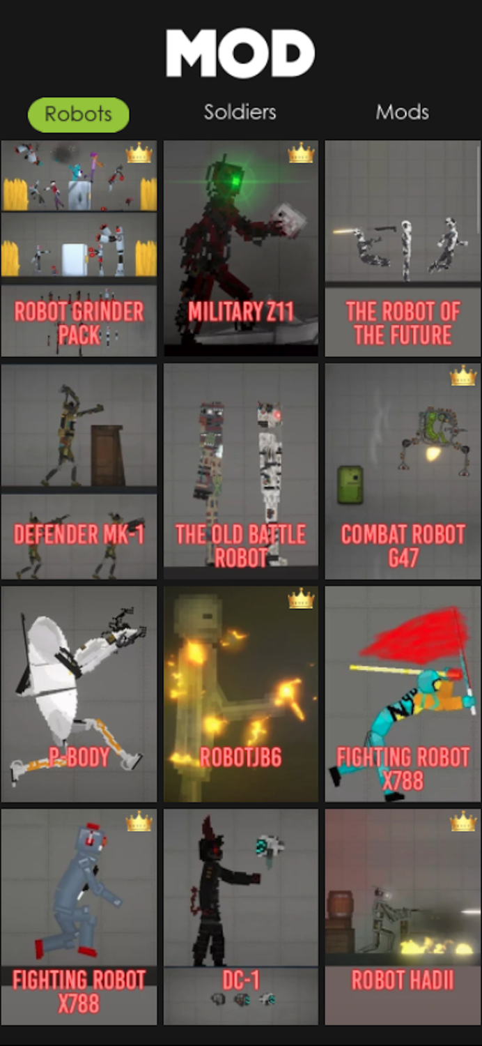 Mods for Melon Playground PG