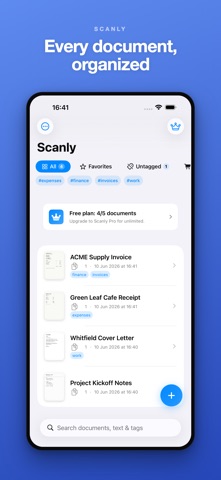Scanly: Scanner & PDF Screenshot 1 of 6