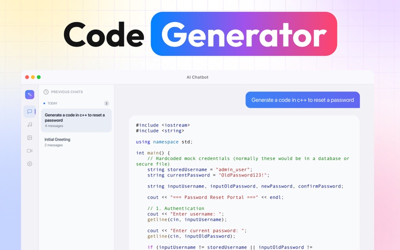 Gemen AI: Chat AI Assistant iPhone screenshot