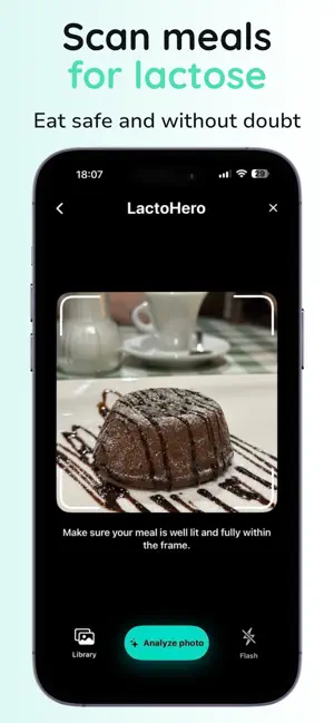 LactoHero: Lactose Scanner screenshot 2