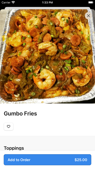 Louisiana Charlie's iPhone screenshot 4 - Food & Drink app