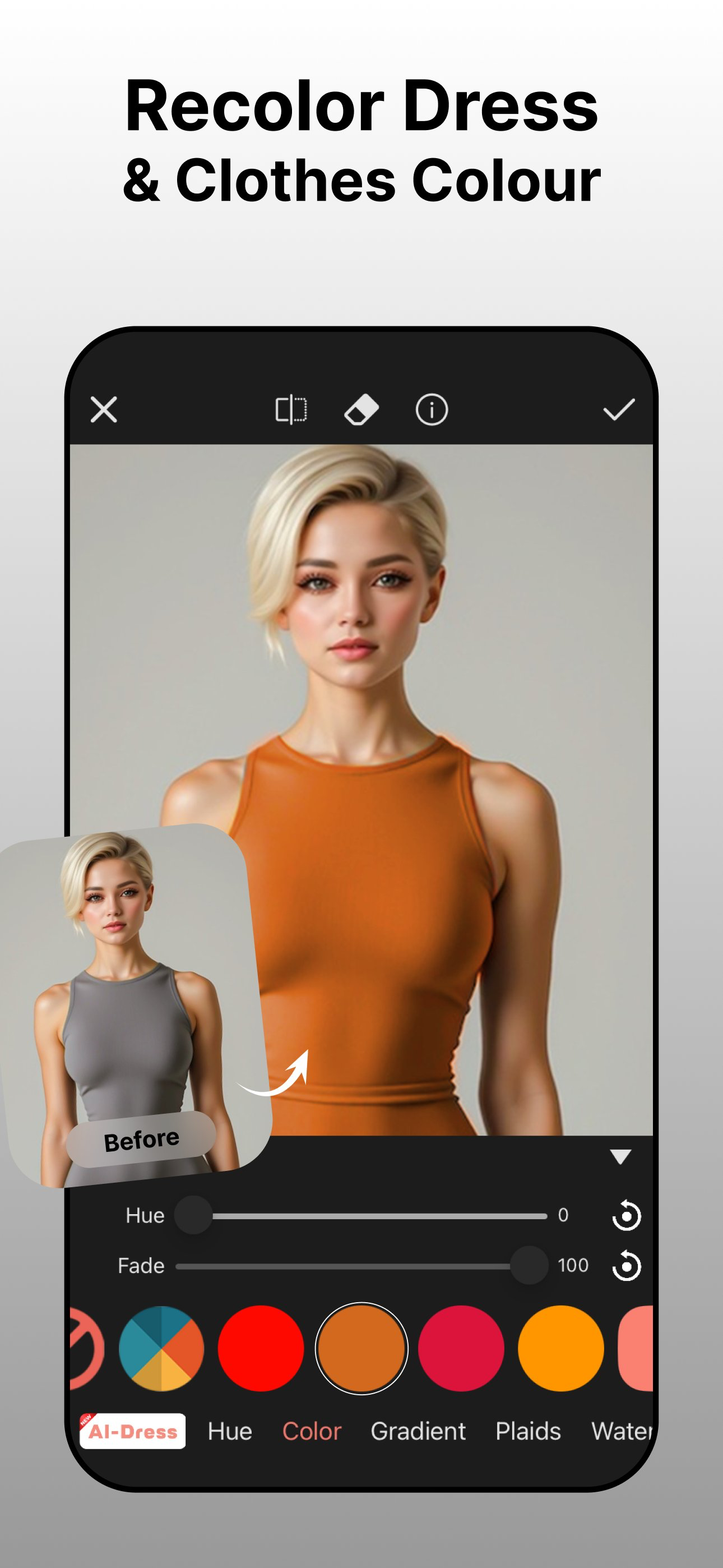 Recolor Dress & Clothes Colour