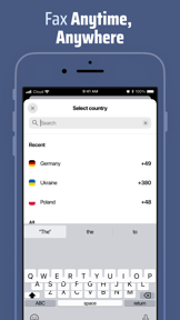 Faxium - Send Fax from Phone screenshot
