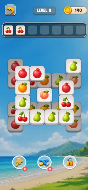 Triple Tile Fruit Match Game screenshot 4