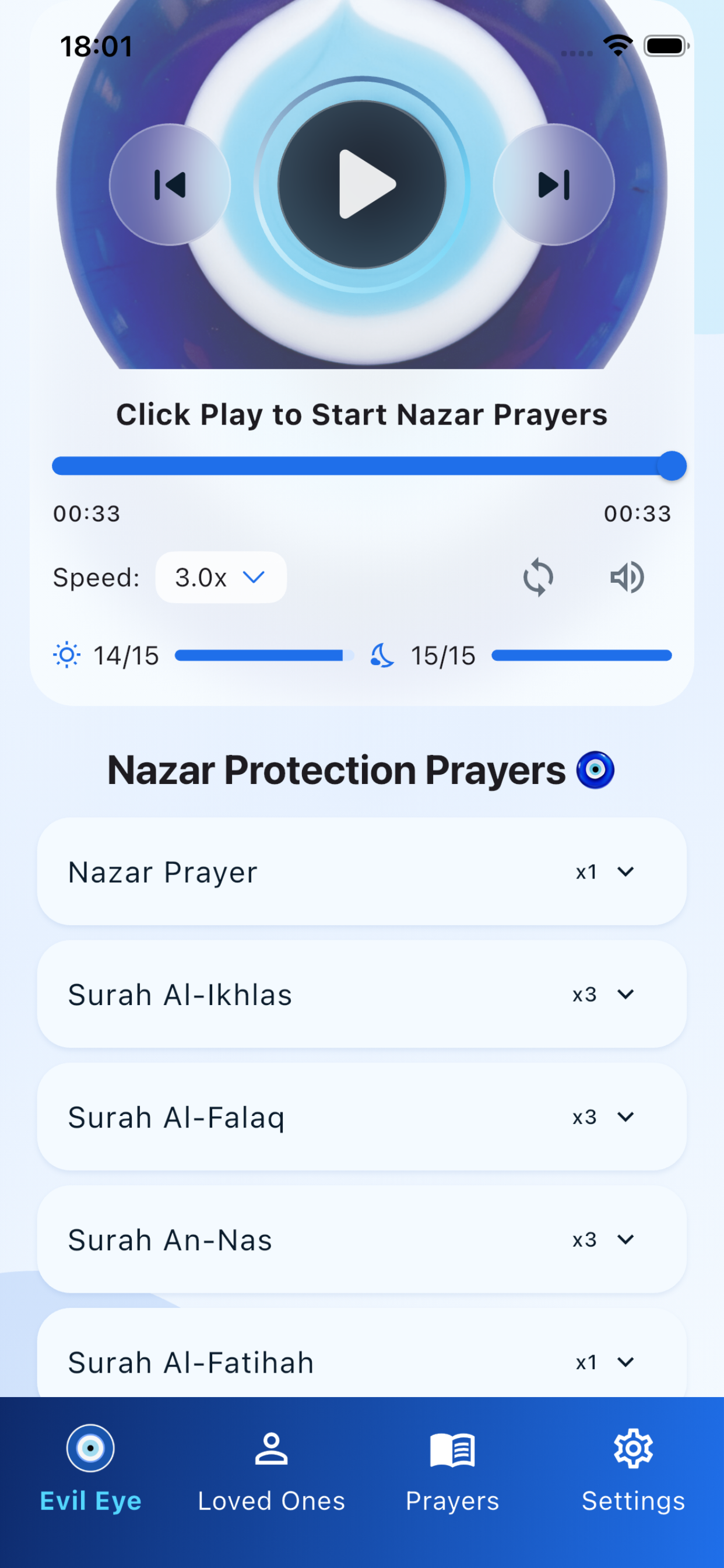 Nazar Prayers