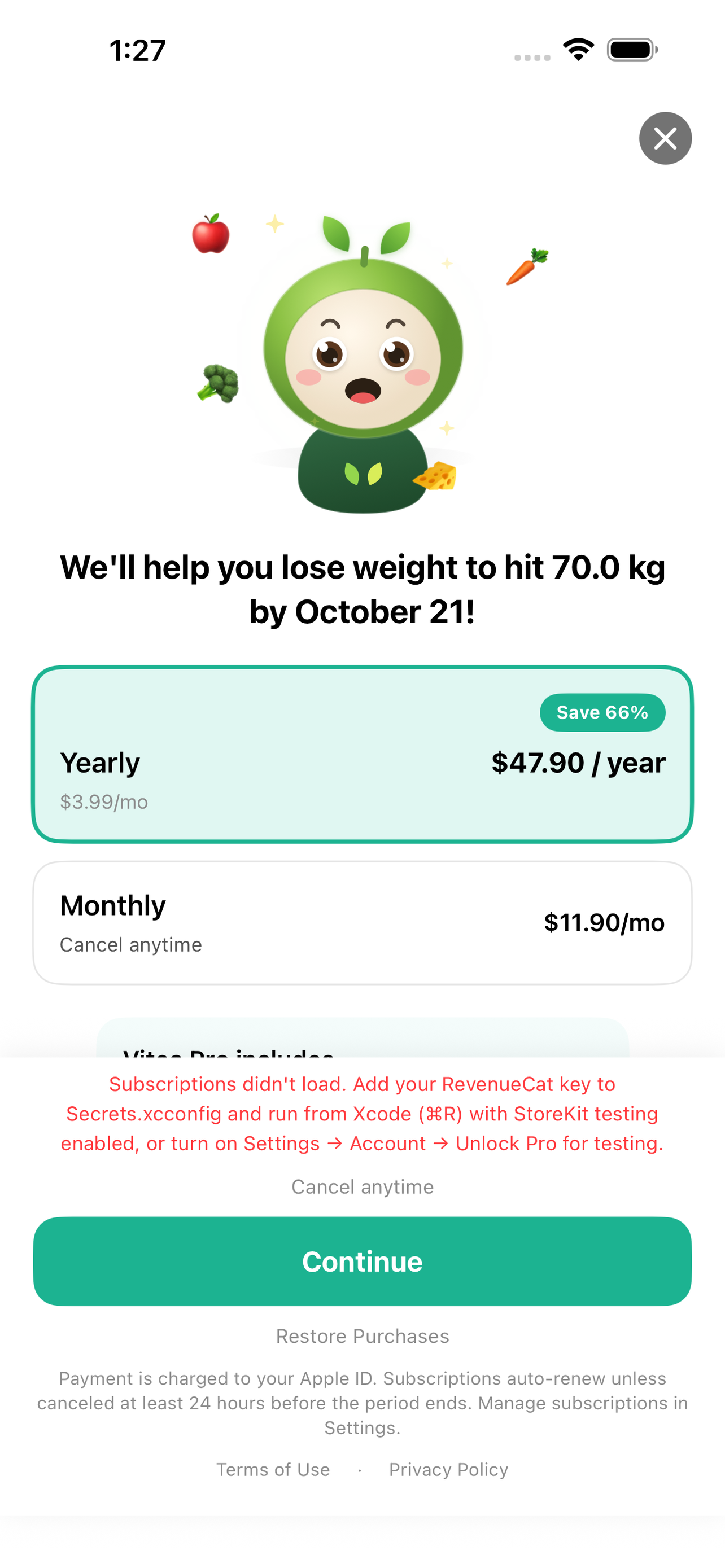 Vitea: Calorie & Food Tracker screenshot 5