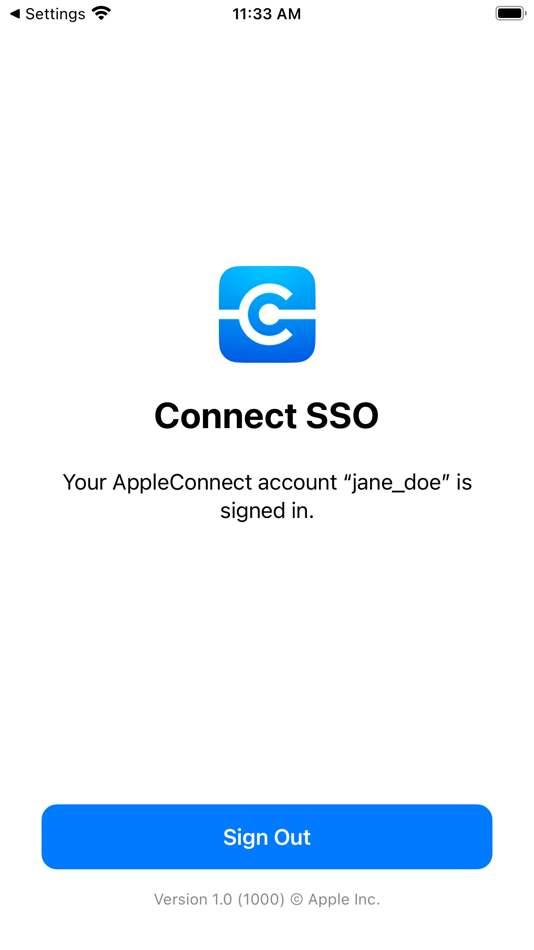 #3. Connect SSO (iOS) By: Apple