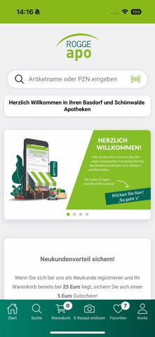 ROGGE apotheken screenshot