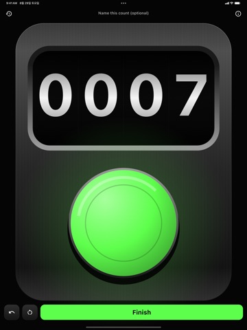 Tap Counter · Baro iPad screenshot