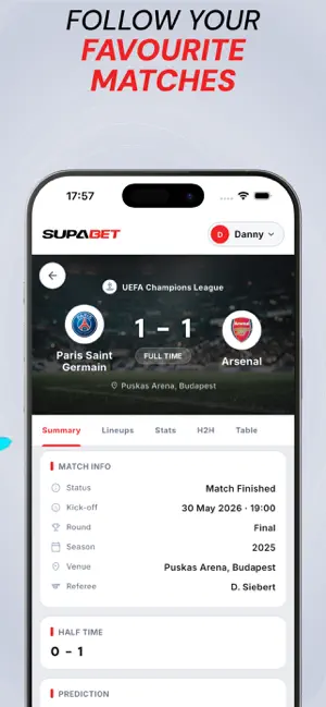 Supabet - Live Score Matches screenshot 4
