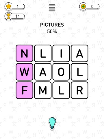 Call of words iPad screenshot