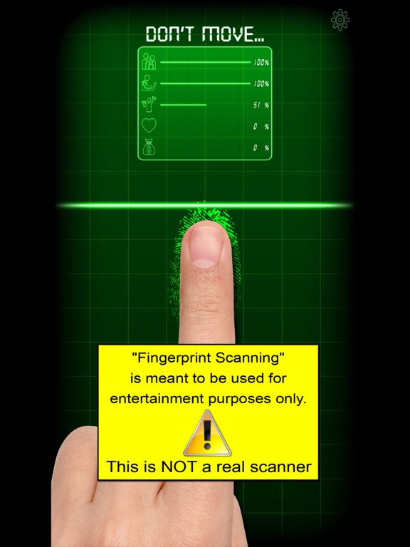 Screenshot #4 pour Fingerprint Scan Simulator