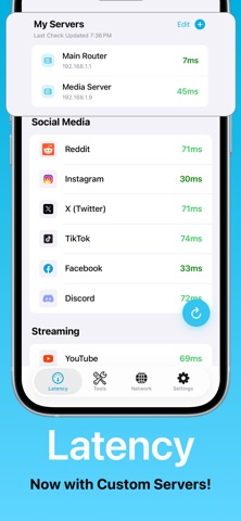 Pingers - Ping & Latency Check Screenshot 3 of 9