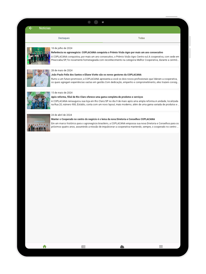 Coplacana App do Cooperado