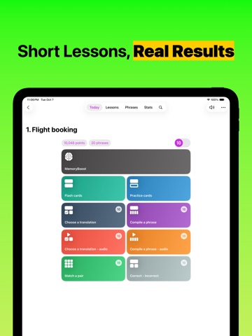 Phrases - Learn Languages Fast ipad screenshot 3
