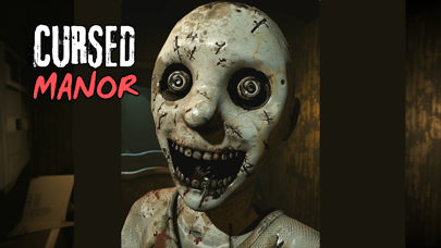 Cursed Manor scary horror game Screenshot