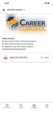 Studentlogin Careergurukul Ind screenshot