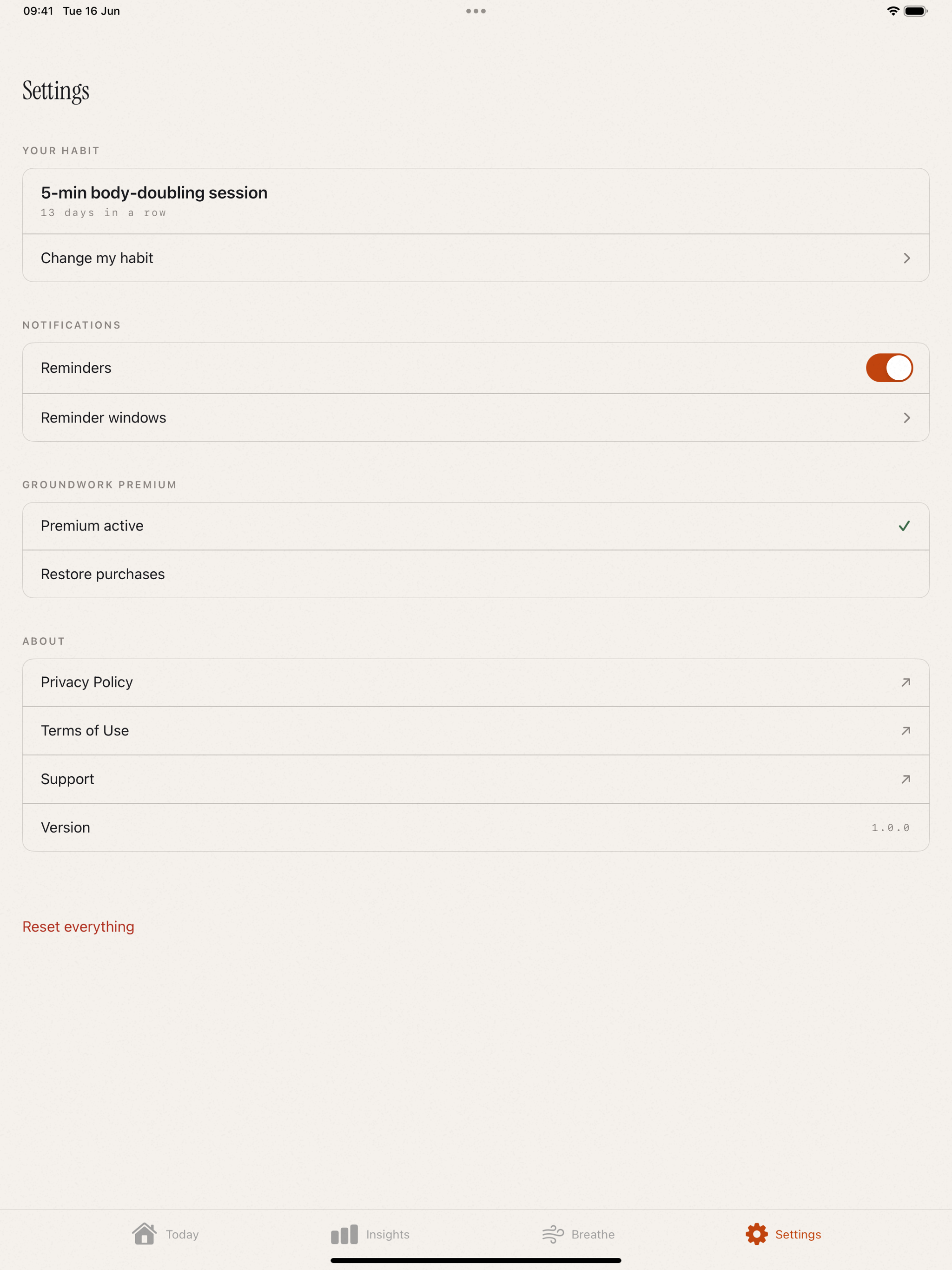 Groundwork: Focus & Habits screenshot 9