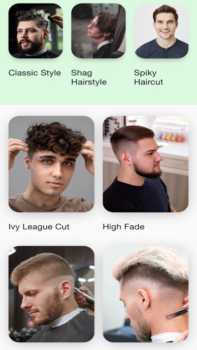 Men's Hairstyles &Haircuts App Screenshot