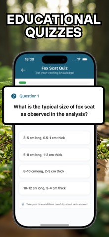 Animal Scat Identifier: iScat screenshot