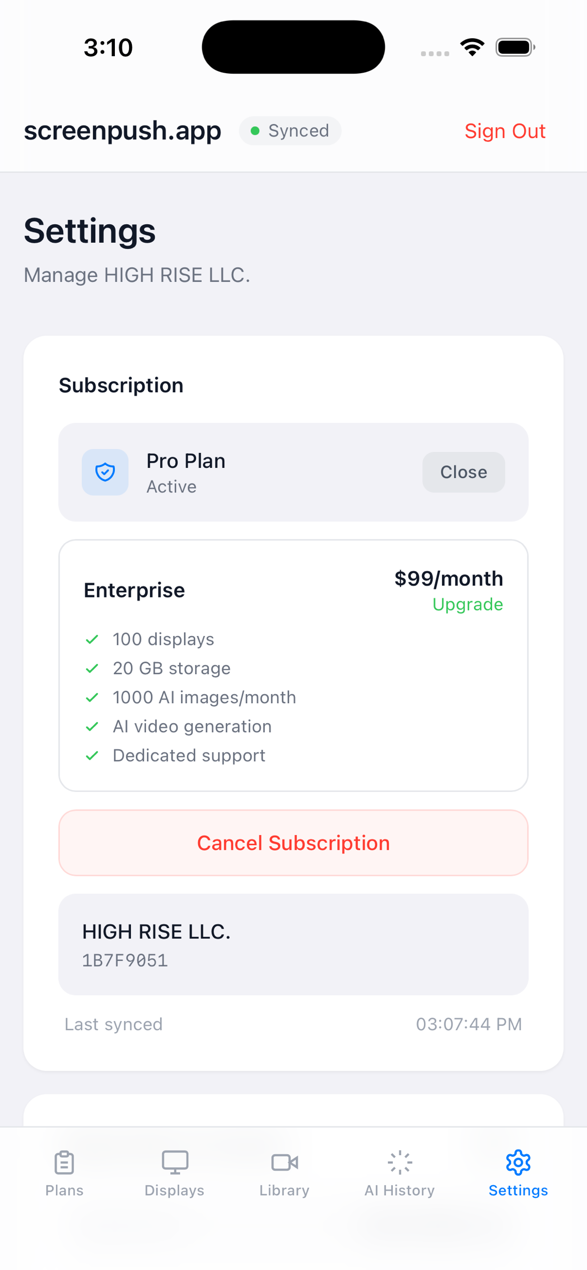 ScreenPush.App Signage screenshot 3