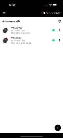 SensoFind screenshot