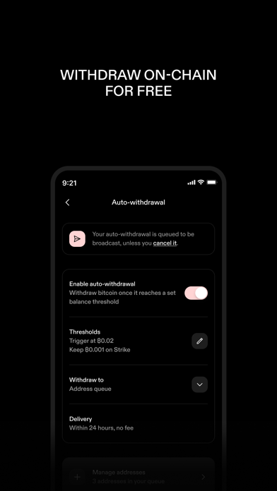 STRIKE: BUY & HOLD BITCOIN screenshot