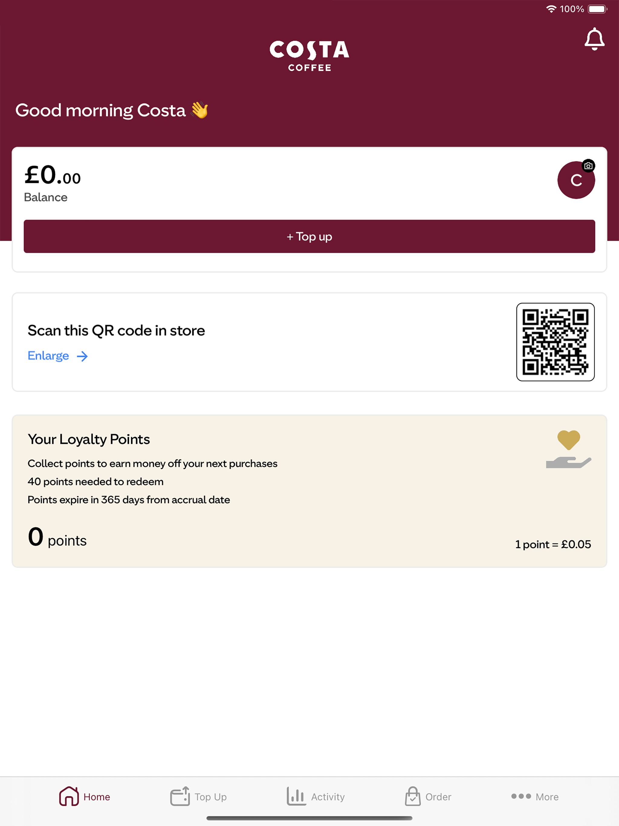 Costa Coffee Gibraltar
