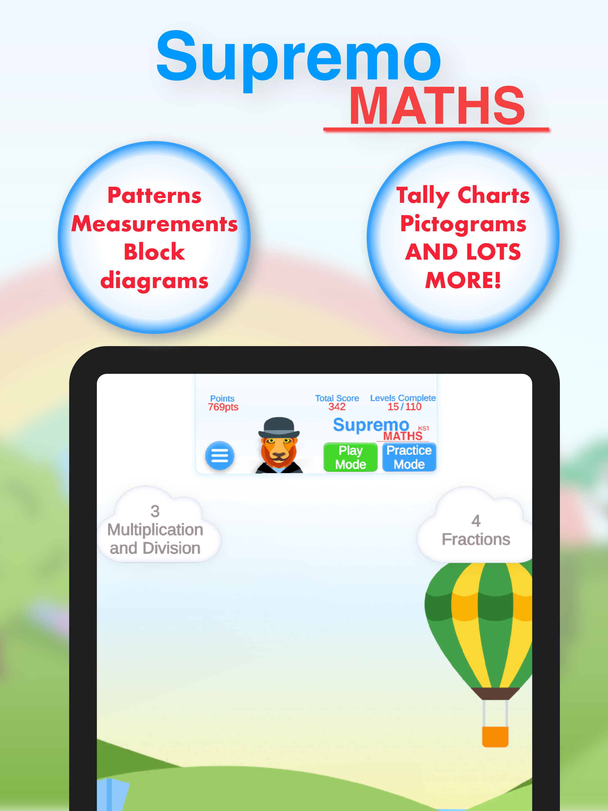 Supremo Maths: Games for Kids