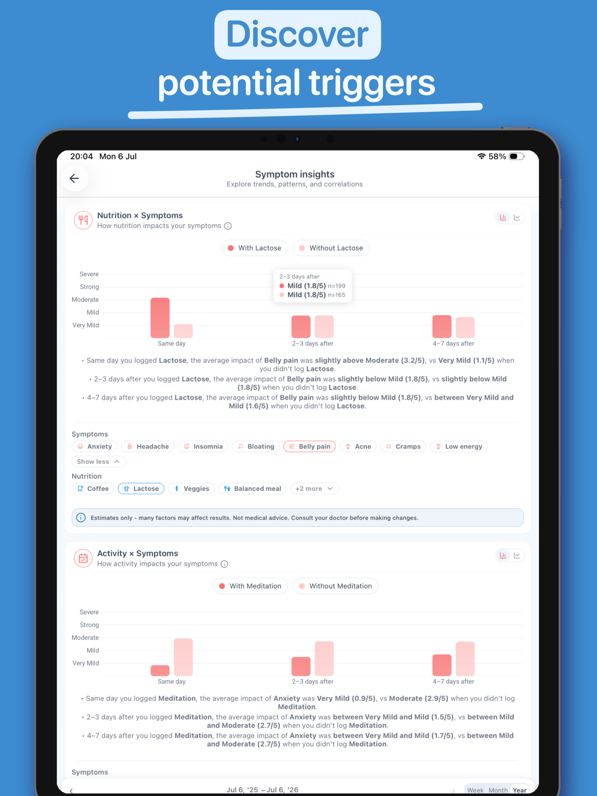 SympLog Health Journal screenshot 16