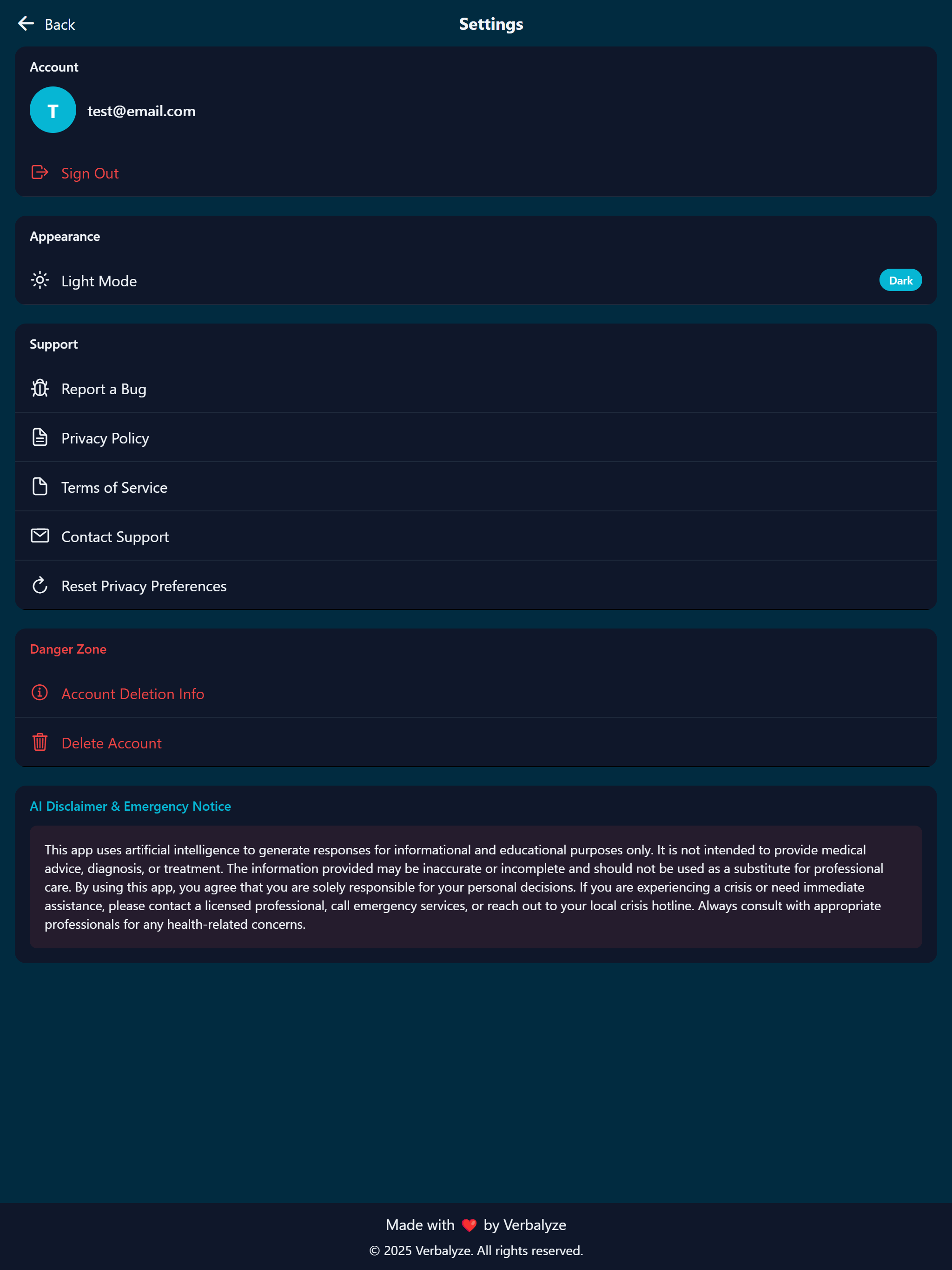 Verbalyze: AI Chat Companion