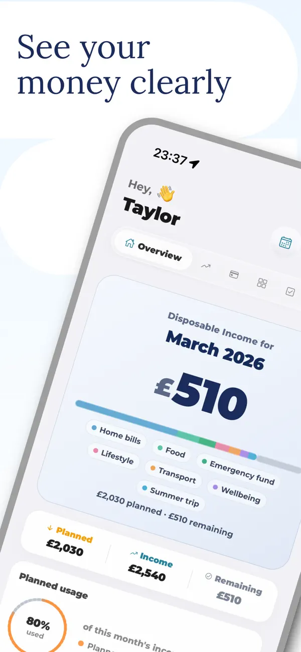 Screenshot #1 pour Abundance: Budget Planner