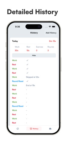 Interval Timer HIIT & Tabata iPhone screenshot