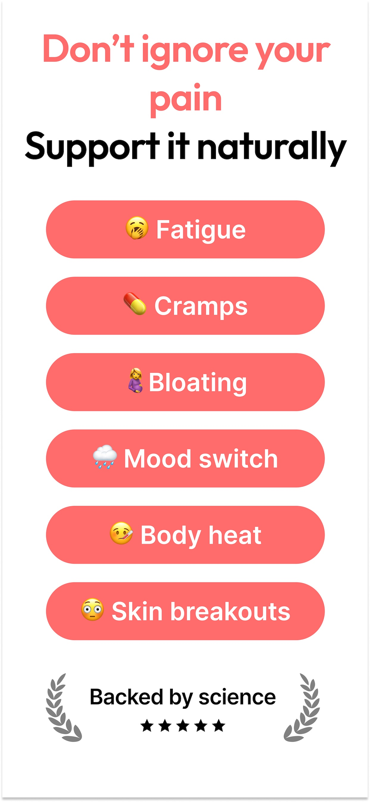 Crampy - Period pain relief screenshot 8