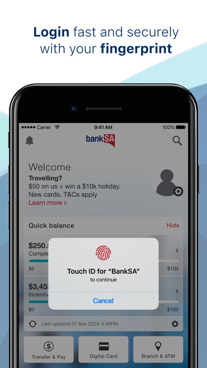 BankSA Mobile Banking screenshot-5