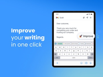 Correcto: AI Keyboard iPad screenshot