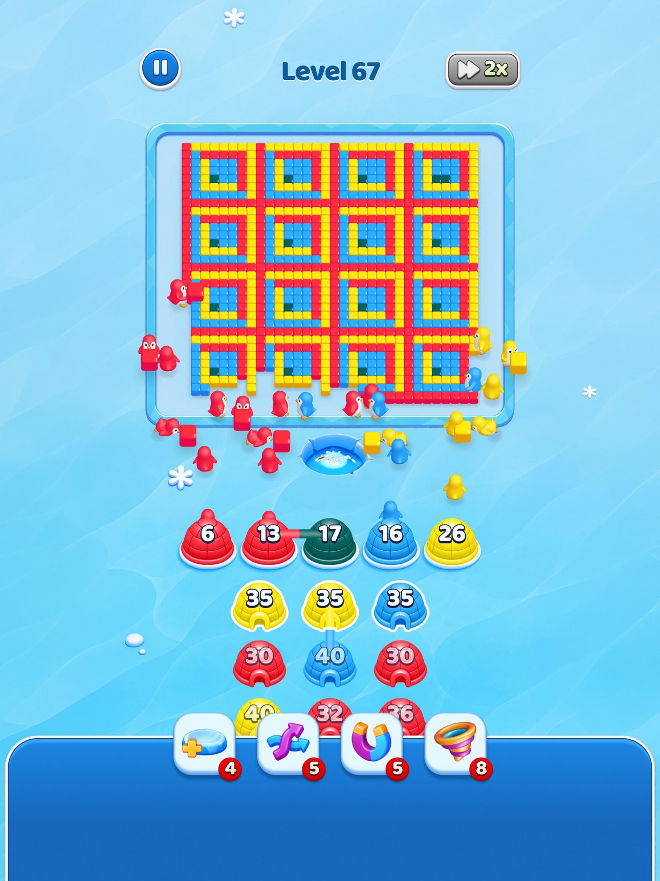 Screenshot 12 of Ice Flow: Pixel Art