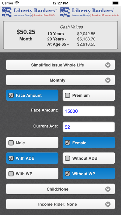 Liberty Bankers Home Service Screenshot
